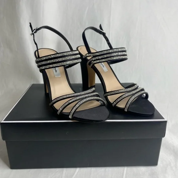 Women Nina black Shandra High Heel sandal - Picture 2 of 10